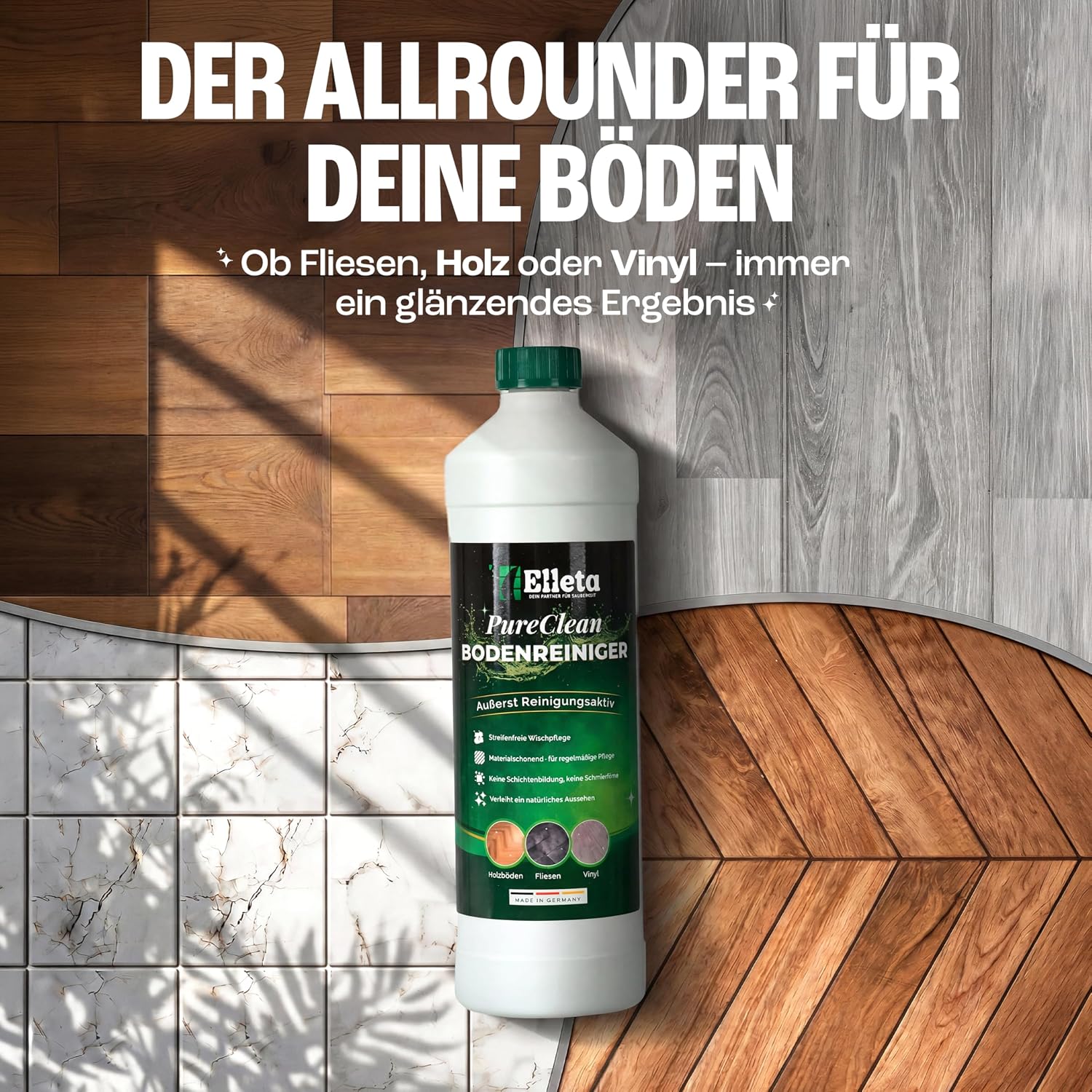 Bodenreiniger-Konzentrat für bis zu 50 Anwendungen – 1 Liter